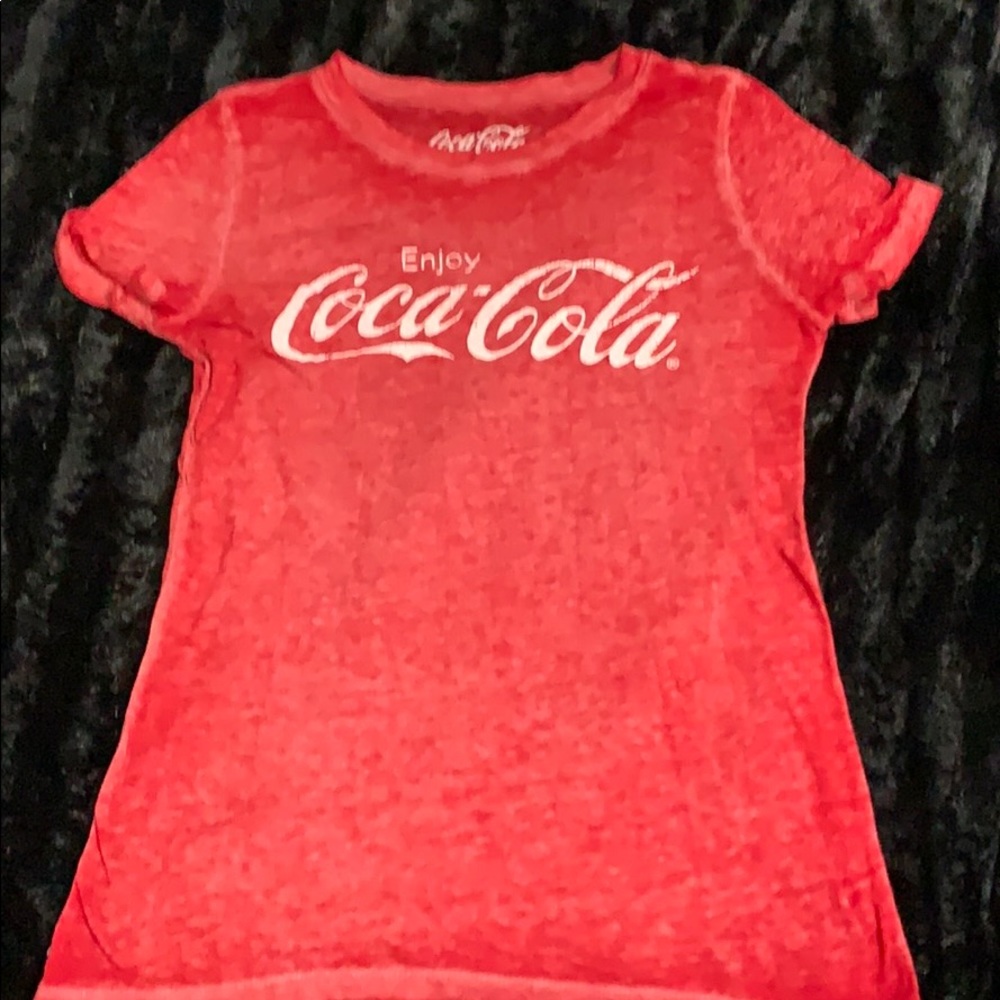 Light red Coca Cola shirt